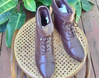 90’s Leather Boots,Sz10M, MAINE WOODS