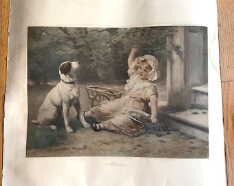 Antique Etching of A.Rosell 1910, Louis Wolff & Co. Ltd 245
