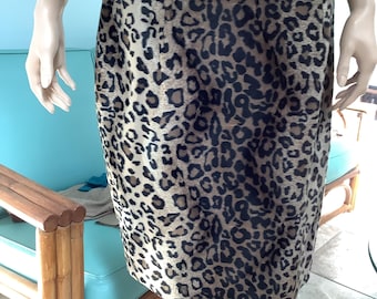 Size 14 ,Focus 2000 Animal Print Skirt,Charles Glueck