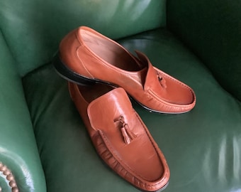 Sz 12N Loafers,Freeman Leather Tasseled Loafers,