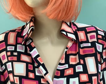 80’s Silk Blouse, Size 8, MAGGY LONDON