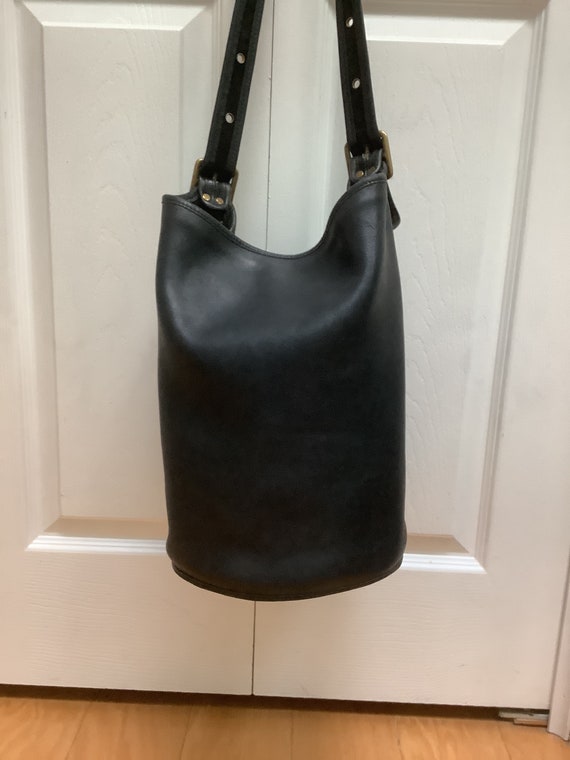 Vintage COACH Duffle Sac Bag,80’s XL Satchel Bag,B