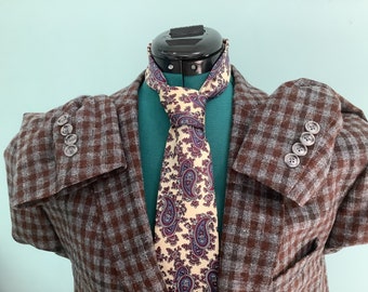 Vintage Men's Plaid Tweed,Sz 44, Sport Coat,Wool Plaid Jacket,Indonesia