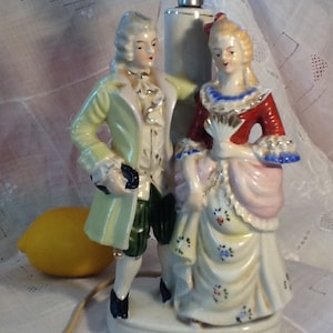 Lampade da notte, lampada King Louie e Antonette, lampada da comodino, lampada da tavolo