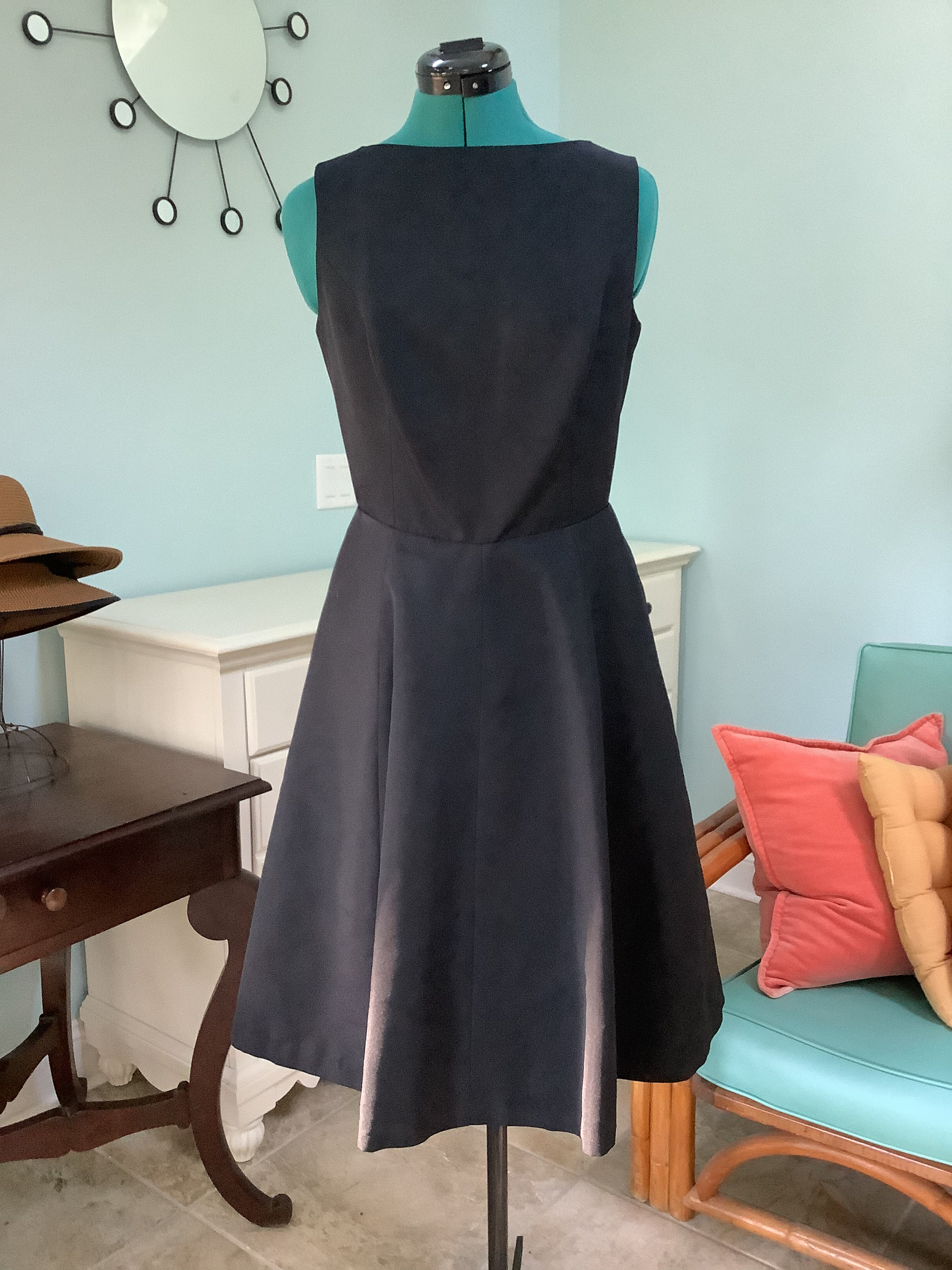 Vintage Isaac Mizrahi Black Taffeta Dress, 90s Formal Fit and Flare, Size 8  - Etsy