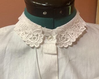80’s Lace Collar,Dress Accessories, Faux Blouse