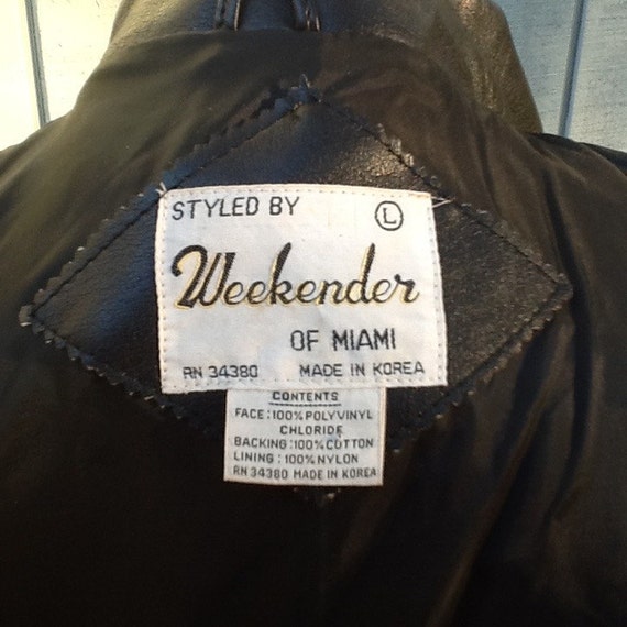 70 ' s Sport vinyle veste, taille L, Sport s RARE veste, « Weekender » bb63ff 70 ' s Sport vinyle veste, taille L, Sport s RARE veste, « Weekender » bb63ff