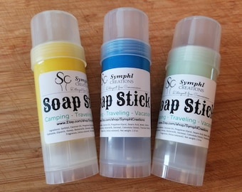 Soap Stick - Soap to go - Travel Soap - Camping soap - Custom Scent