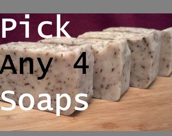 Shop Special / 4 Soaps for 27 dollars / Pick any 4 Soaps
