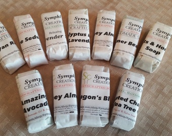 Sampler size Soap /Travel Soap / Guest Soap / Paraben free/ Sulfate free/ phthalate free fragrance