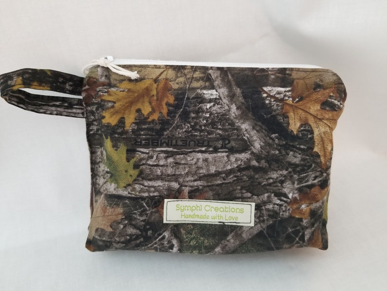 Camoflage Reusable Sandwich Size Zipper Bag Waterproof Food Safe Procare lined Zero Waste Pouch Washable Sacks Eco Friendly