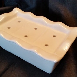 Draining Soap Dish - Ceramic - 2 piece