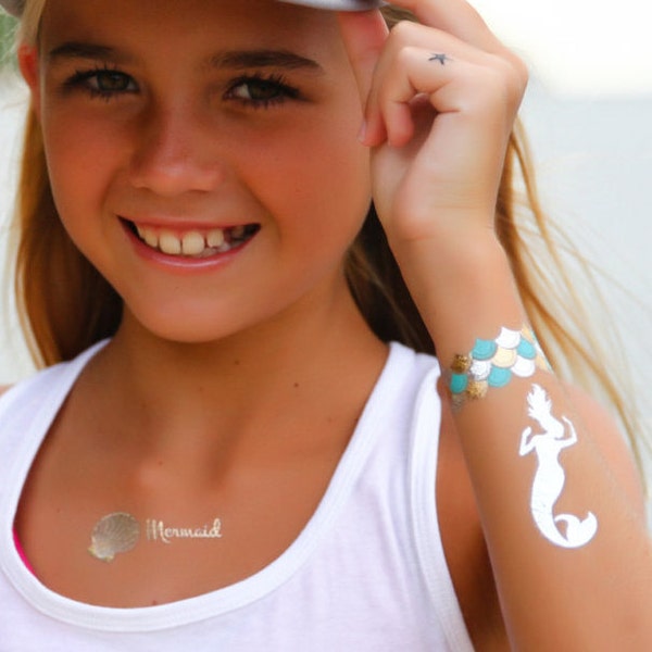 Mermaid temporary tattoo - Mermaid 2.0