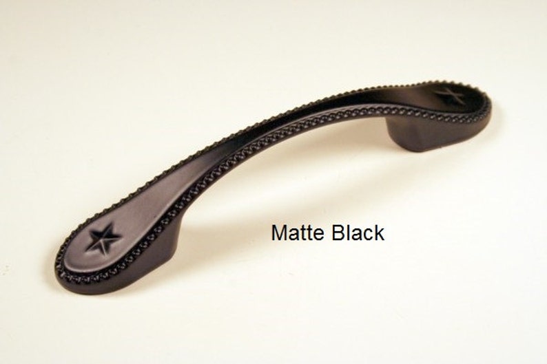 Western Style Two Star Pull Available in 4 Finishes Etsy