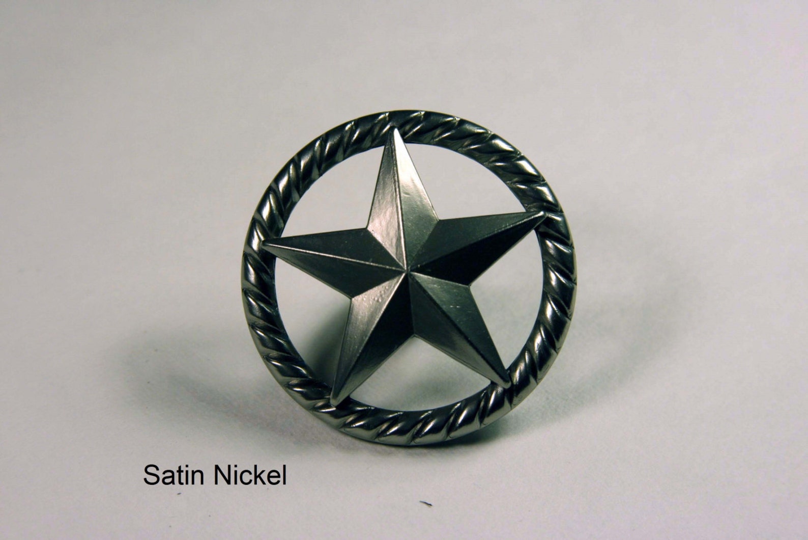 Western Style Raised Star Knob Available in 4 Finishes Etsy