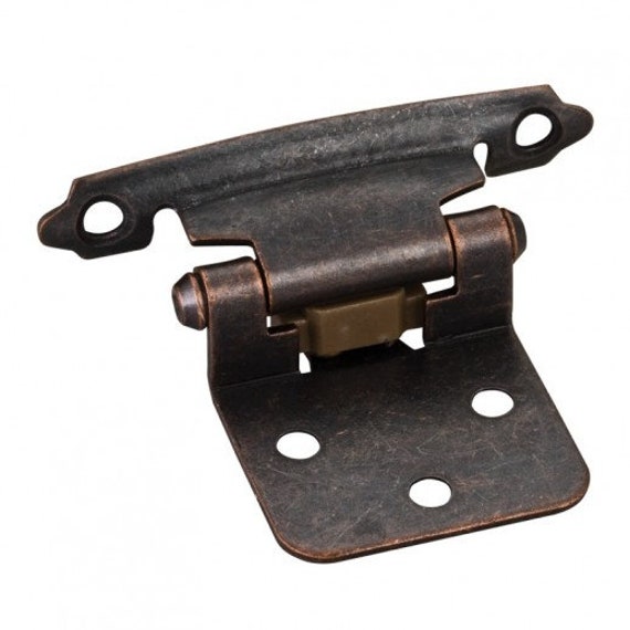 Flush Mount Cabinet Door Hinges Oil Rubbed Bronze Etsy