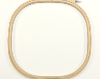 Square 14" German Made Wooden Quilt Hoop - Quilting Frame