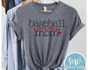 Baseball Mom Shirt, Baseball Mom T-shirt, Baseball Mom, Baseball Sports Mom, Baseball