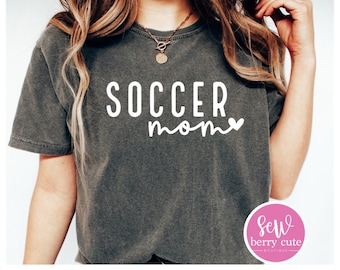 Soccer Mom Shirt - Soccer Mom Tee - Soccer Mama - Sports Mom - Comfort Colors Tee