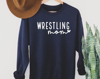 Wrestling Sweatshirt - Wrestling Mom - Sweatshirt - Game Day - Wrestling Mama