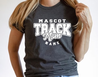 Custom Track Shirt - Track Mom T-shirt - Track and Field Shirt - Custom Mom Shirt - Personalized Track Shirt