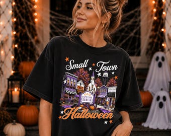 Personalized Hometown Halloween Shirt, Custom City State Zip Code Tee, Small Town Halloween Shirt, Custom Halloween Sweatshirt
