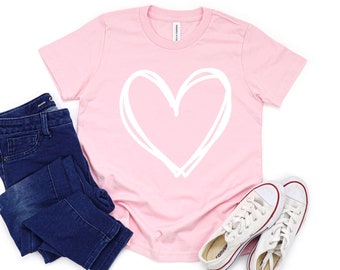 Heart T-shirt, Kids and Adult