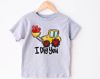 I Dig You Shirt - Valentine's Day Shirt - Boys Shirt - Kids Valentine Shirt