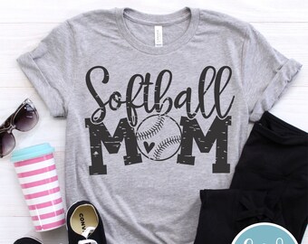 Softball Mom Shirt, Softball Mom Tee, Softball Mom Life