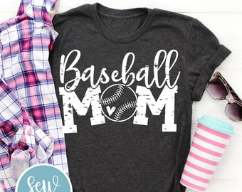 Baseball Mom Shirt, Baseball Mom T-shirt, Baseball Mom, Baseball Sports Mom, Baseball