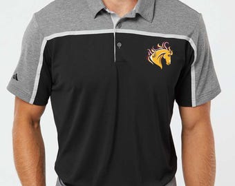 Ultimate Color Blocked Polo with Prairie Queen Logo