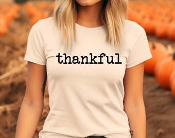 Fall T-shirt - Thankful - Fall Tee