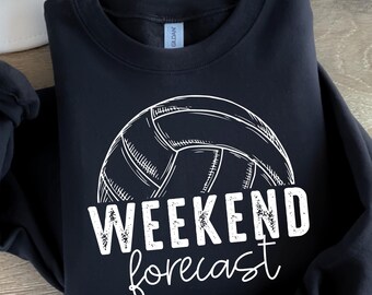 Volleyball Sweatshirt - Weekend Forecast Crewneck