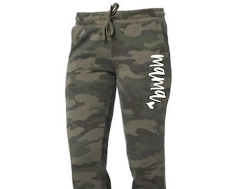 Mama Joggers,  Camo Joggers, Mom Life, Dog Mom, Homebody