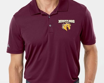 Men's Performance Polo with Prairie Queen Logo