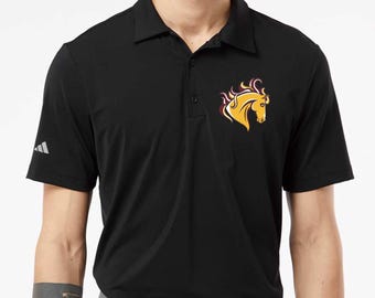 Adidas  Ultimate365 Solid Polo with Prairie Queen Logo