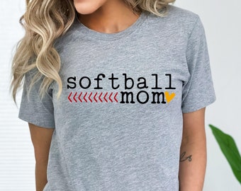 Softball Mom Tshirt - Softball Mama - Game Day Shirt - Mother's Day Gift for Softball mom - Softball Shirt - Minimalist shirt