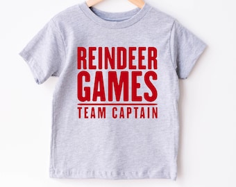 Reindeer Games - Kids Christmas Shirt - Youth Shirt - Christmas Tshirt
