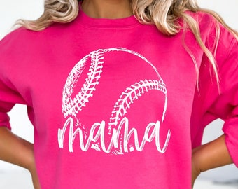 Baseball Mama Sweatshirt - Baseball Mom - Baseball Shirt - Softball Mama - Baseball