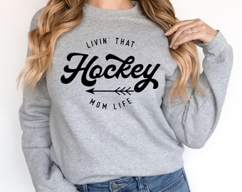 Living that Hockey Mom Life - Hockey Mom Shirt - That's My Boy - Hockey Game Day - Hockey Mama - Puck Mom