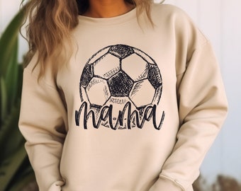 Soccer Sweatshirt - Soccer Mama - Soccer Mama Sweater - Gift for Her - Sports Mom - Soccer Shirt - Mama