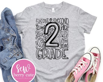 2nd Grade Shirt - Back to School Shirt - Second Grade Tee - 2nd Grade T-shirt - First Day of School - 2nd Grade Teacher