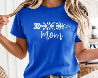 Cross Country Mom Shirt, XC Mom T-Shirt, Runner Mom Tee, Cross Country Shirt, XC Team Spirit Wear, Running Mom Gift