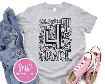 4th Grade Shirt - Back to School Shirt - Fourth Grade Tee - 4th Grader - Fourth Grade Shirt