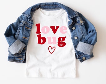 Love Bug - Girls Valentine Shirt  - Kids Valentine Shirt -  Mommy and Me - Tween Valentine Shirt - Youth Valentine Shirt