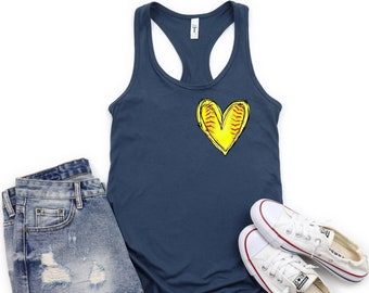 Softball Shirt - Softball Tank Top - Softball Mama Tank Top -  Softball Mom Shirt - Softball Player Shirt - Softball Coach