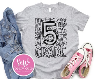 5th Grade Shirt - Back to School Shirt - Fifth Grade - Fifth Grader - 5th Grade Tee - 5th Grader