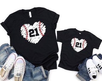 Custom Baseball T-shirt for Mom Sister Aunt Fans, Personalized Baseball Tee, Mother's Day Gift for Grandma, Baseball sister, Baseball Mama