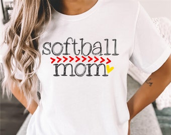 Softball Mom Shirt, Softball Mama T-shirt, Softball Shirt, Mother's Day Gift for Softball Mom, Softball Shirt