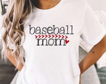 Baseball Mom Shirt, Baseball Mom T-shirt, Baseball Sports Mom Tshirt, Game Day Shirt, Mother's Day Gift for Mom, Mom Shirts ,Game Day Shirt